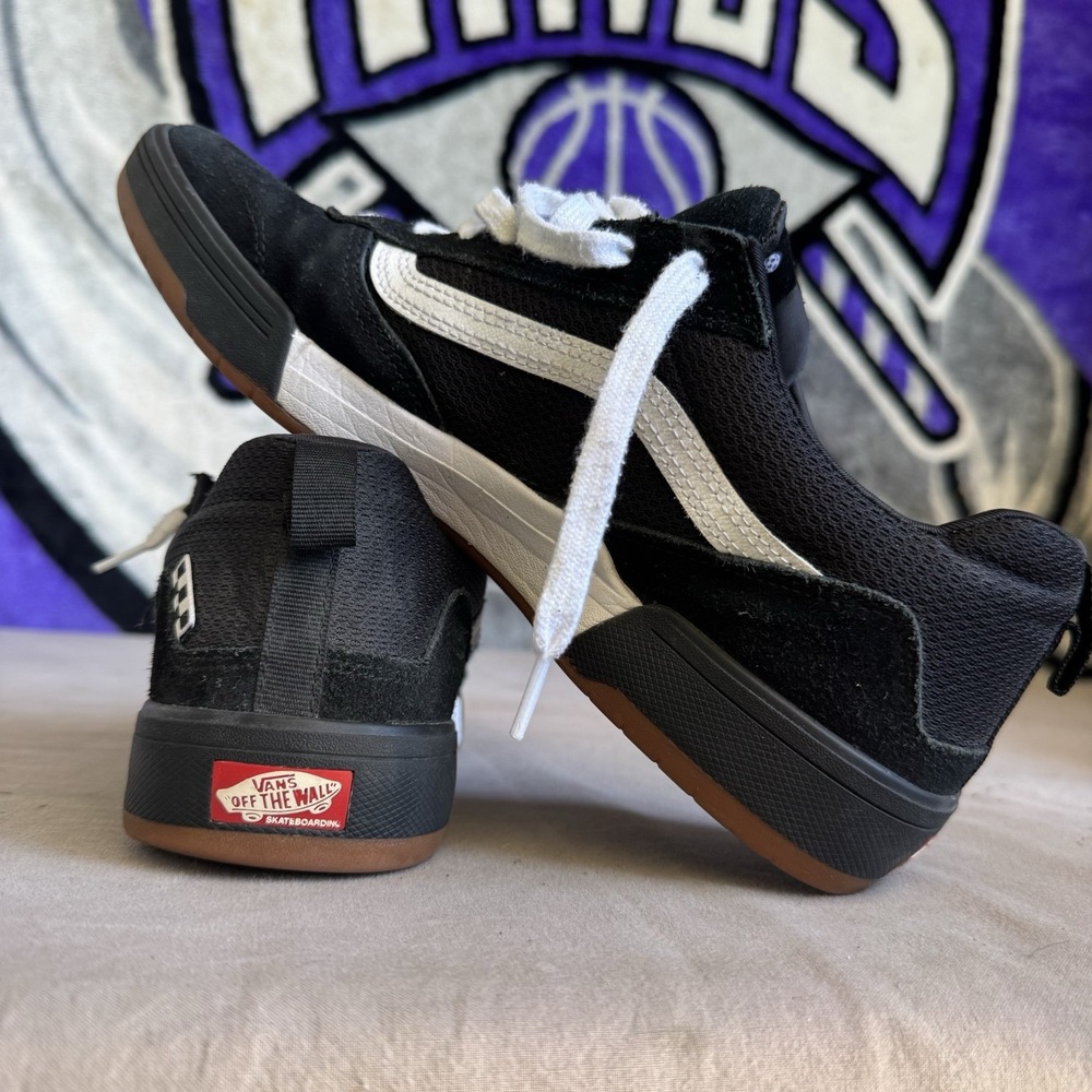 Size 11 - Vans Skate Zahba Skate Shoe Black White - Picture 9 of 10